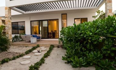 CASA EN VENTA MERIDA, PLAYA TELCHAC, BOCANA, FRENTE AL MAR, LISTO