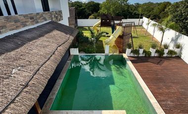 CASA EN VENTA MERIDA, KIKTEIL, PRIVADA BLUE CEDAR, MODELO SAHAR, LISTA.