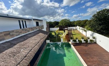 CASA EN VENTA MERIDA, KIKTEIL, PRIVADA BLUE CEDAR, MODELO SAHAR, LISTA.