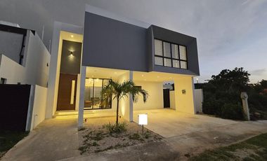 CASA EN VENTA MERIDA, CONKAL, PRIVADA TAMORA, MOD ETERNAL, ENTREGA INMEDIATA.