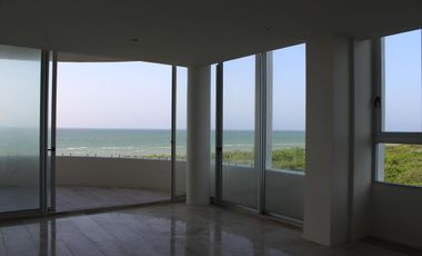DEPARTAMENTO EN VENTA MERIDA, PLAYA TELCHAC, TEMPORADA, FRENTE AL MAR, LISTA.