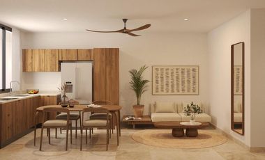 DEPARTAMENTO EN VENTA MERIDA, CONKAL, PIONERA, MOD. 1 REC, MARZO 2027.