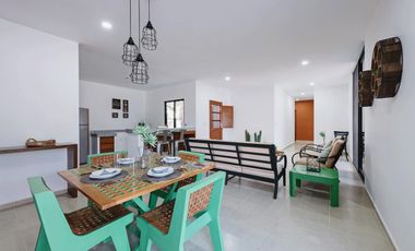 CASA EN VENTA MERIDA, CONKAL, QUINTAS BASPUL, MOD. TUCAN, ENTREGA INMEDIATA.