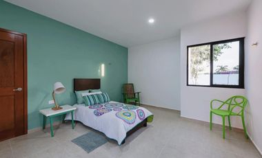 CASA EN VENTA MERIDA, CONKAL, QUINTAS BASPUL, MOD. TUCAN, ENTREGA INMEDIATA.