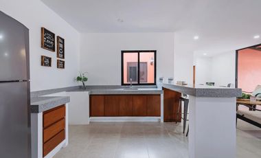 CASA EN VENTA MERIDA, CONKAL, QUINTAS BASPUL, MOD. TUCAN, ENTREGA INMEDIATA.