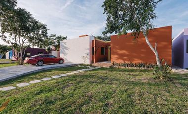 CASA EN VENTA MERIDA, CONKAL, QUINTAS BASPUL, MOD. TUCAN, ENTREGA INMEDIATA.