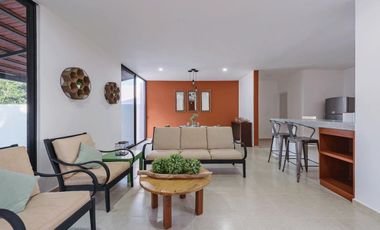 CASA EN VENTA MERIDA, CONKAL, QUINTAS BASPUL, MOD. TUCAN, ENTREGA INMEDIATA.