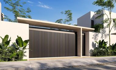 CASA EN VENTA MERIDA, KOMCHEN, TANNA ll, MOD. A DE 1 RECAMARA, A 12 MESES.