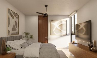 CASA EN VENTA MERIDA, KOMCHEN, TANNA ll, MOD. A DE 1 RECAMARA, A 12 MESES.