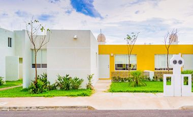 CASA EN VENTA MERIDA, VILLAS DEL SUR, ALMASUR, MODELO PACIFICO, LISTO