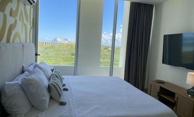 DEPARTAMENTO EN RENTA PLAYA TELCHAC TEMPORADA MOD DOBLE ALTURA EQUIPADO, LISTO.