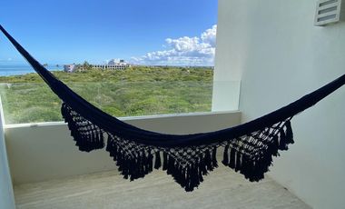 DEPARTAMENTO EN RENTA PLAYA TELCHAC TEMPORADA MOD DOBLE ALTURA EQUIPADO, LISTO.