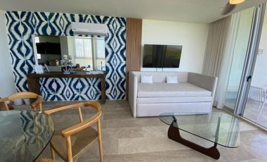 DEPARTAMENTO EN RENTA PLAYA TELCHAC TEMPORADA MOD DOBLE ALTURA EQUIPADO, LISTO.