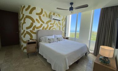 DEPARTAMENTO EN RENTA PLAYA TELCHAC TEMPORADA MOD DOBLE ALTURA EQUIPADO, LISTO.