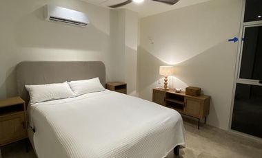 DEPARTAMENTO EN RENTA PLAYA TELCHAC TEMPORADA MOD DOBLE ALTURA EQUIPADO, LISTO.