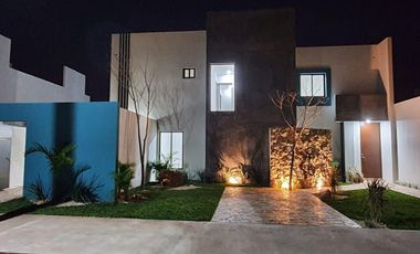 CASA EN VENTA MERIDA, PRIV PRADERAS DEL MAYAB, MOD POS, PREVENTA.