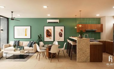 DEPARTAMENTO EN VENTA MERIDA, REAL MONTEJO, ALIAN, MOD SAFIRO, A 12 MESES.