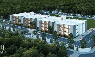 DEPARTAMENTO EN VENTA MERIDA, REAL MONTEJO, ALIAN, MOD SAFIRO, A 12 MESES.