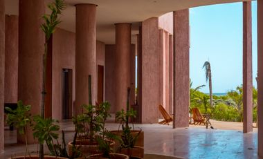 DEPTO EN VENTA, PLAYA TELCHAC, TEMPORADA, MOD. DOBLE ALTURA, FRENTE AL MAR,LISTO