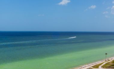 DEPTO EN VENTA, PLAYA TELCHAC, TEMPORADA, MOD. DOBLE ALTURA, FRENTE AL MAR,LISTO