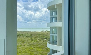 DEPTO EN VENTA, PLAYA TELCHAC, TEMPORADA, MOD. DOBLE ALTURA, FRENTE AL MAR,LISTO