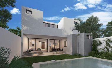 CASA EN VENTA MERIDA, TEMOZON NORTE, PRIVADA ADARA, MOD 205, JUNIO 2026.