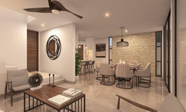 CASA EN VENTA MERIDA, TEMOZON NORTE, PRIVADA ADARA, MOD 205, JUNIO 2026.