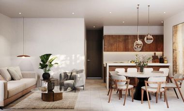 DEPARTAMENTO EN VENTA MERIDA, TEMOZON NORTE, TARENTO, MOD. APULIA, LISTO