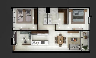 DEPARTAMENTO EN VENTA MERIDA, MONTEALBAN 326, MOD C, VERANO 2027.