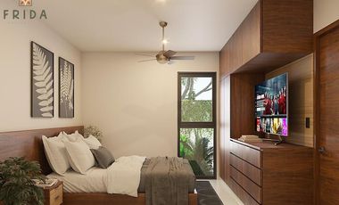 CASA EN VENTA MERIDA, CONKAL, PRIVADA FRIDA RESIDENCIAL, MOD. 2 REC, JUN 2027.