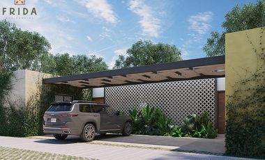 CASA EN VENTA MERIDA, CONKAL, PRIVADA FRIDA RESIDENCIAL, MOD. 2 REC, JUN 2027.