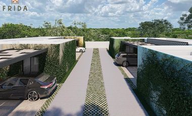 CASA EN VENTA MERIDA, CONKAL, PRIVADA FRIDA RESIDENCIAL, MOD. 2 REC, JUN 2027.