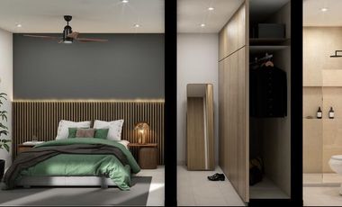 DEPARTAMENTO EN VENTA MERIDA, FRACC MONTEBELLO,APARTA/MENTES MOD YAMA, LISTO