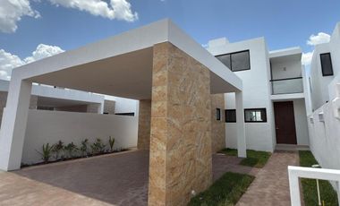 CASA EN VENTA MERIDA, EN GRAN SAN PEDRO CHOLUL, PRIVADA XCANATUN, LISTA.