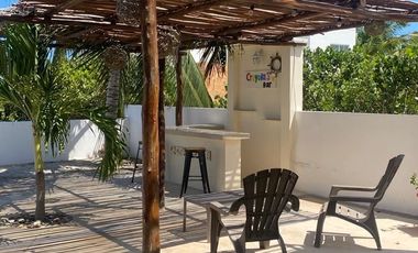 CASA EN VENTA MERIDA, PLAYA SAN BENITO, SEGUNDA FILA, ENTREGA INMEDIATA.