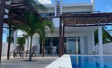 CASA EN VENTA MERIDA, PLAYA SAN BENITO, SEGUNDA FILA, ENTREGA INMEDIATA.