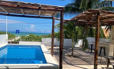 CASA EN VENTA MERIDA, PLAYA SAN BENITO, SEGUNDA FILA, ENTREGA INMEDIATA.