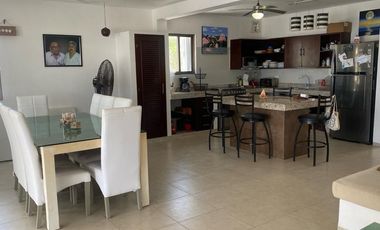 CASA EN VENTA MERIDA, PLAYA SAN BENITO, SEGUNDA FILA, ENTREGA INMEDIATA.