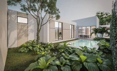 CASA EN VENTA MERIDA, PRIVADA PRADERAS DEL MAYAB, MOD. ONIX 1 PLANTA, PREVENTA.