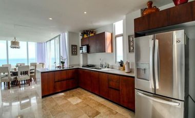 PENTHOUSE EN VENTA, TELCHAC PUERTO,CONDOMINIO TEMPORADA,AMUEBLADO FRENTE AL MAR