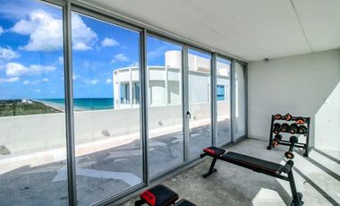 PENTHOUSE EN VENTA, TELCHAC PUERTO,CONDOMINIO TEMPORADA,AMUEBLADO FRENTE AL MAR