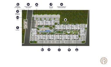 DEPARTAMENTO EN VENTA MERIDA, TEMOZON NORTE, OMH, MOD. 3 REC, LISTO.