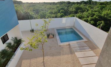 CASA EN VENTA MERIDA, SAN DIEGO CUTZ,PRIV. PRADERAS, MOD. CUBICA, A 5 MESES.