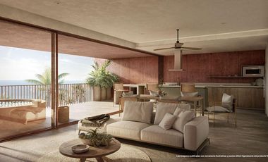 DEPTO EN VENTA MERIDA, PLAYA SAN CRISANTO, CALIZA, FRENTE AL MAR, AGO 2025.