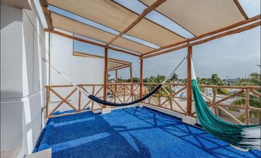 CASA EN VENTA MERIDA, PLAYA CHICXULUB, VILLA TORTUGA AMUEBLADA, LISTA.