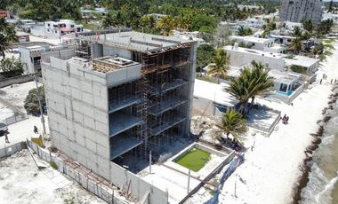 DEPARTAMENTO EN VENTA MERIDA, PLAYA TELCHAC, SEVENNA, MOD. CARACOL, AGO 2025.