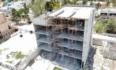 DEPARTAMENTO EN VENTA MERIDA, PLAYA TELCHAC, SEVENNA, MOD. CARACOL, AGO 2025.