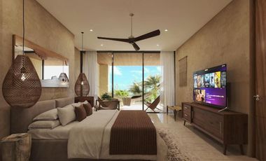 DEPARTAMENTO EN VENTA MERIDA, PLAYA TELCHAC, SEVENNA, MOD. CARACOL, AGO 2025.