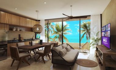 DEPARTAMENTO EN VENTA MERIDA, PLAYA TELCHAC, SEVENNA, MOD. CARACOL, AGO 2025.