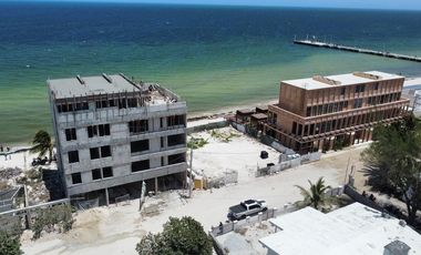 DEPARTAMENTO EN VENTA MERIDA, PLAYA TELCHAC, SEVENNA, MOD. CARACOL, AGO 2025.